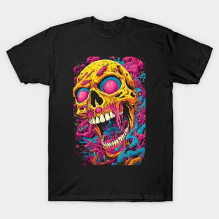 Skull Colorful Explosion T-Shirt